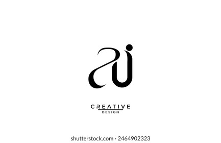 AI, IA, A, I, Abstract Letters Logo Monogram
