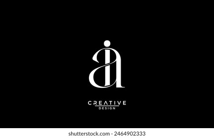 AI, IA, A, I, Abstract Letters Logo Monogram