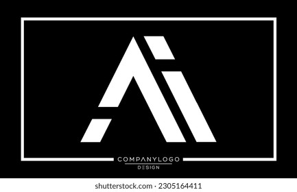 AI or IA Alphabet Letters Logo Monogram