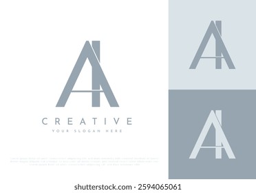 AI, IA Letter Monogram Logo Design 