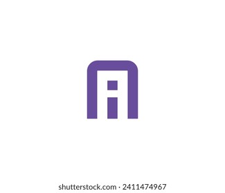 plantilla vectorial de diseño de logotipo IA AI