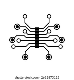 Ai icon. Artificial intelligence icon.