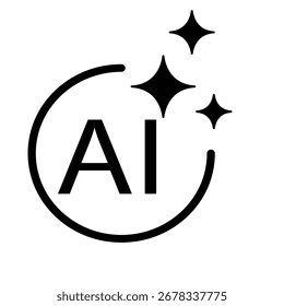  ai icon artificial intelligence vector for design