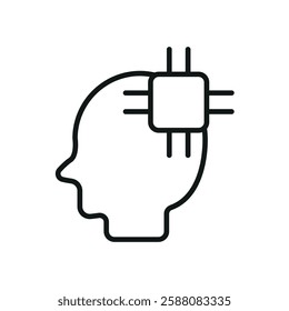 AI icon collection .design style with background