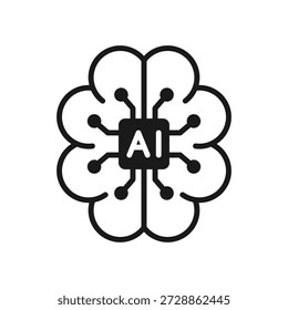 Ilustração Do Vetor De Estilo Misto Do Ícone Ai