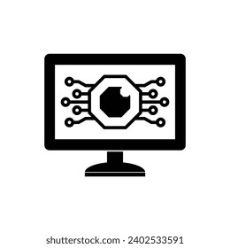 ai icon vector Artificial intelligence icon logo 