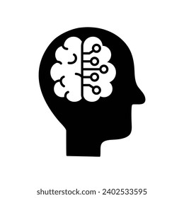 ai icon vector Artificial intelligence icon logo 