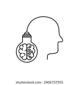 ai icon vector Artificial intelligence icon logo