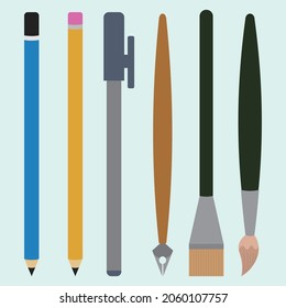 AI illustration pen tool set