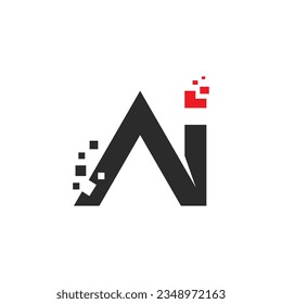 Ai initial letter logo vector