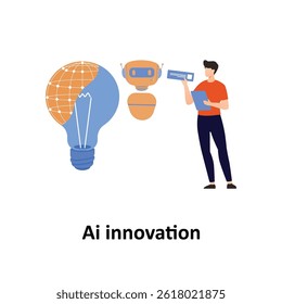 Ai innovation Vector illustration which can easily modify or edit

