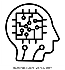 Elemento De Ícone De Integração Ai Para Design