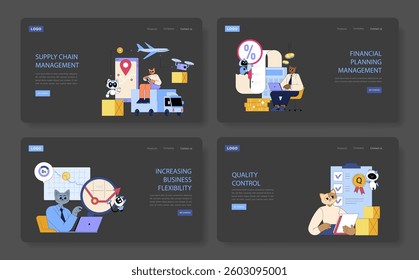 AI integration in medium-sized business processes enhances supply chain management, financial planning, business flexibility, and quality control. These elements streamline operations and improve