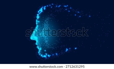 AI Intelligence with neural networks data flows symbolizing machine learning and automation. For tech ads websites and marketing campaigns. Vector illustration...