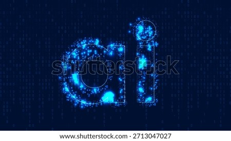 AI Intelligence with neural networks data flows symbolizing machine learning and automation. For tech ads websites and marketing campaigns. Vector illustration...
