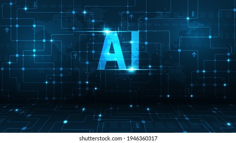 AI intelligent operating system that helps in the work of digital systems provide efficiency. Innovation that evolves to the next level of modern technology.