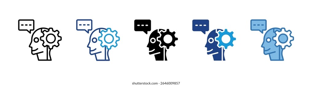 Elemento De Ícone De Interação Ai Para Design