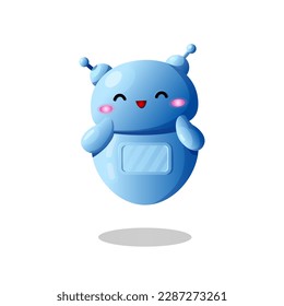 Ai internet robot assistant. Online communication chat bot in your browser or apps. Vector character mascot. Future technology. Virtual support