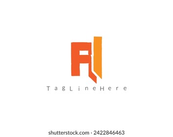   AI   intial logo vector, Initial logo vector