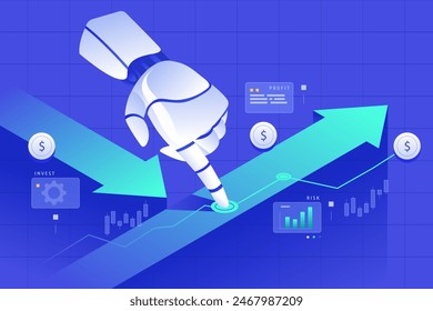 Ai Investment Robot Trade illustration