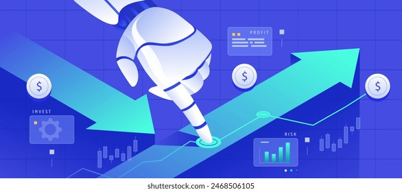 Ai Investment Robot Trade illustration