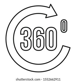 Ai learning icon. Outline ai learning vector icon for web design isolated on white background