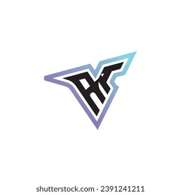 AI letter combination cool logo esport or gaming initial logo as a inspirational concept design