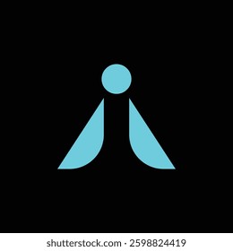 AI Letter Initial Logo Design Template Vector Illustration