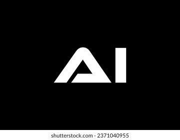 AI letter logo design and monogram logo design