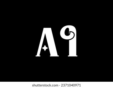 AI letter logo design and monogram logo design
