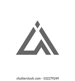 ai letter vector logo
