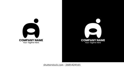 ai Buchstabe Vektor Logo Design