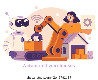 AI in logistics transforms operations with automation in warehouses. Robots help in packing and sorting, increasing efficiency. Human collaboration enhances innovation and productivity in the