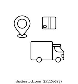 AI in Logistics vector icon ready to use vector illustration