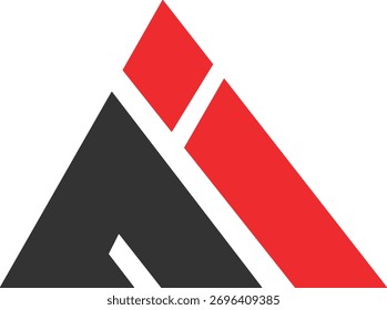 Diseño de logo AI. Tecnología AI diseño de logotipo. Diseño de logo IA. Vector de icono moderno