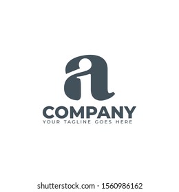ai logo letter initial concept