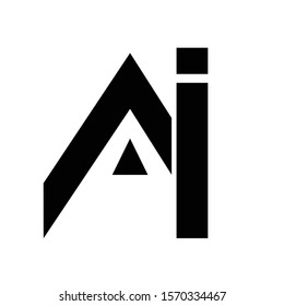 AI Logo Letter Vector Illustration