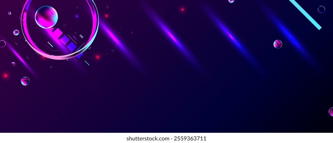 AI moves to the final output neon abstraction background cosmos new art 3d starry sky glowing galaxy and planets