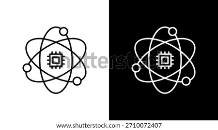 Ai Orbit White Icon Set Design