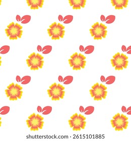 AI Overview
Learn more
The pattern features a repeating design of stylized flowers with leaves, oriented diagonally across the image. 