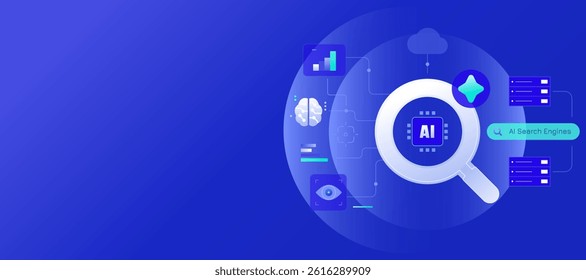AI Powered Search Engines artificial intelligence drive digital marketing, seo automation banner