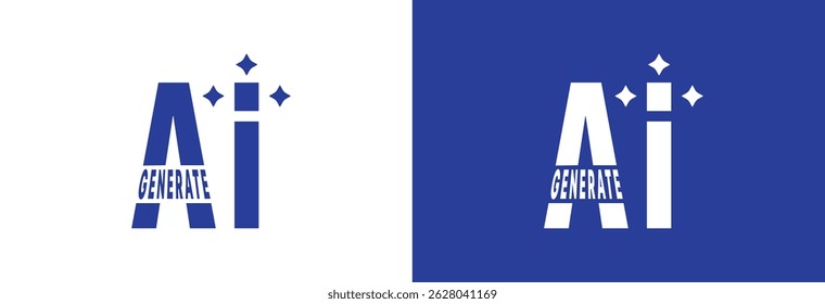 AI processor Artificial intelligence setting icon vector symbol for graphic design, logo, web site, social media. vector illustration concept