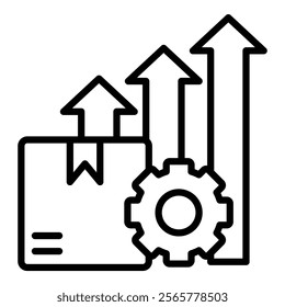 Ai Product Optimization Icon Element For Design