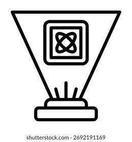 Ai Projection Icon Element For Design