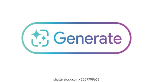 AI Instrucción Bar Ilustración vectorial. Interfaz de chat futurista con Botones de gradiente, Aprendizaje automático, Inteligencia artificial, Ideas, Icono de estrella