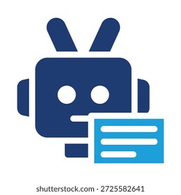 ai promt farbiges Symbol, Vektordesign gut für Web oder mobile App