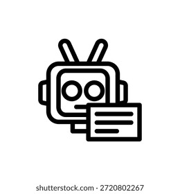 ai promt Umriss Symbol Vektor Design gut für Web oder mobile App