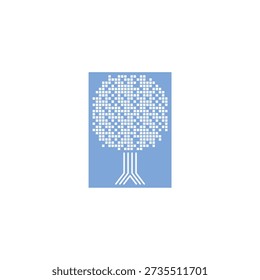 AI random seed icon. Digital seed sprouting binary code leaves. Generative art parameter and starting point symbol vector illustration.