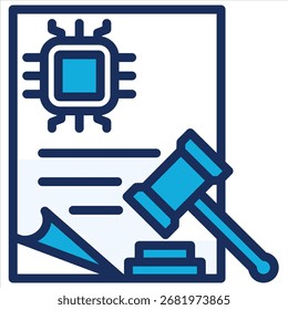 AI-Regel-Icon-Element für Design