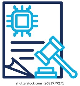 AI-Regel-Icon-Element für Design